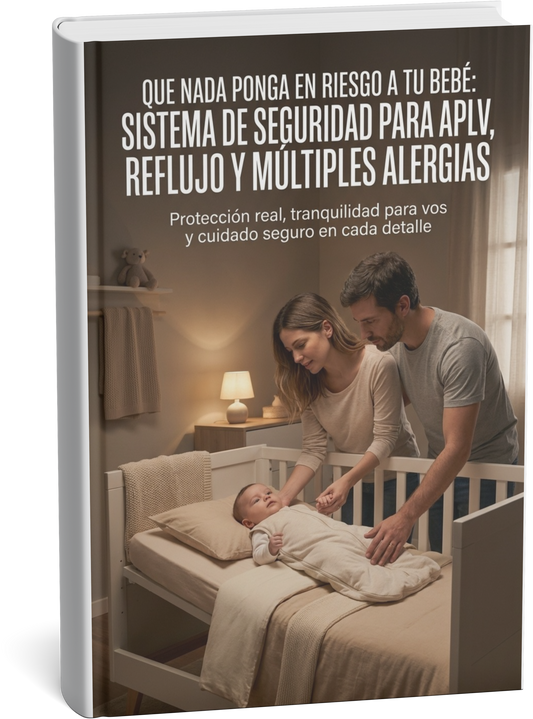 Que nada ponga en riesgo a tu bebé:  sistema de seguridad para APLV,  Reflujo y múltiples alergias
